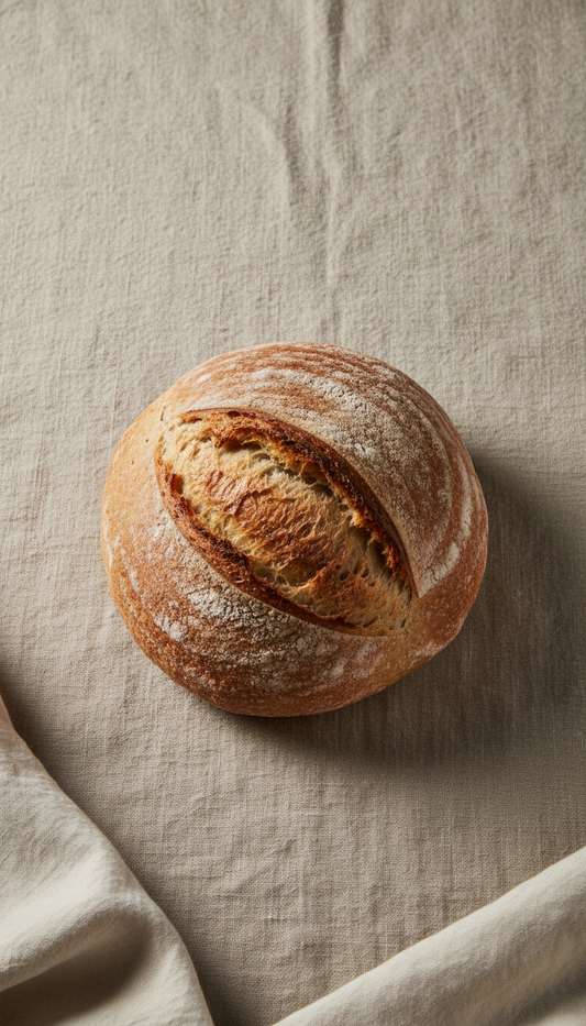 Bio-Sauerteigbrot mit langer Teigruhe