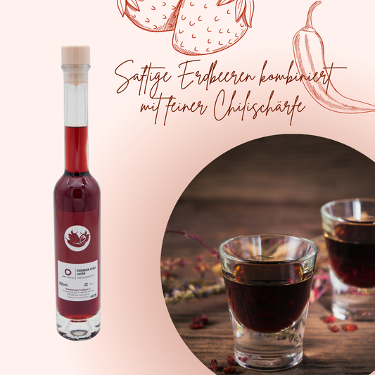 Erdbeer-Chili Likör