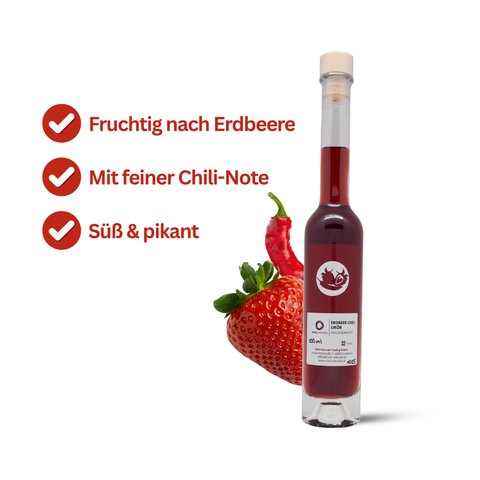 Erdbeer-Chili Likör