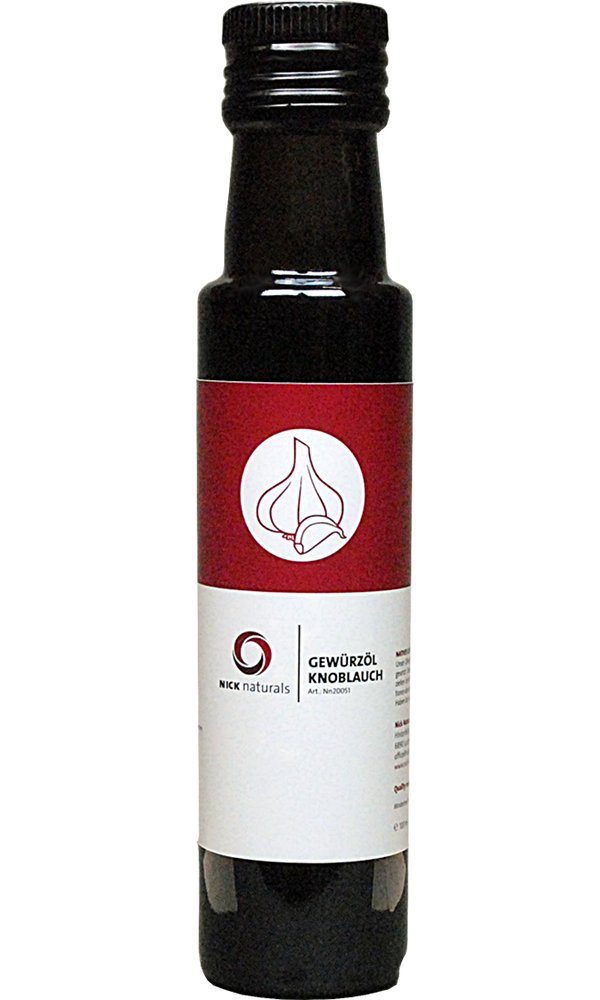 Nick Naturals - Oliven-Knoblauchöl, 100ml